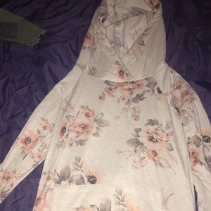 Floral hoodie